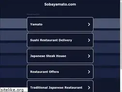 Sites similar to sobayamato.com