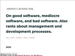 Sites similar to sobolevn.me