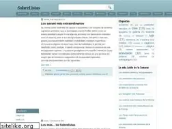 Sites similar to sobrelistas.blogspot.com