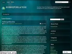 Sites similar to sobrepoblacion.wordpress.com