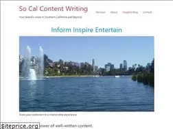 Sites similar to socalcontentwriting.com