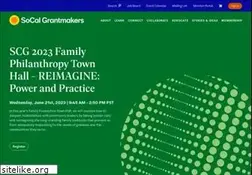 Sites similar to socalgrantmakers.org