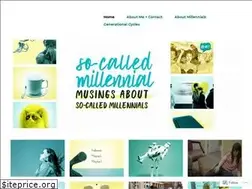 Sites similar to socalledmillennial.com