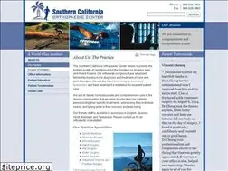 Sites similar to socalorthocenter.com