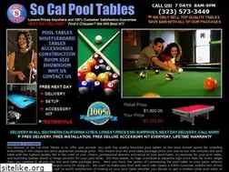 Sites similar to socalpooltables.com