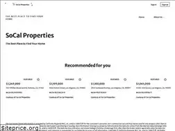 Sites similar to socalproperties.org