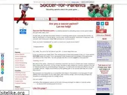 Sites similar to soccer-for-parents.com