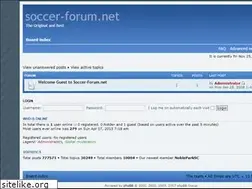Sites similar to soccer-forum.net