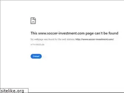 Sites similar to soccer-investment.com