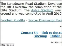 Sites similar to soccer-ireland.com