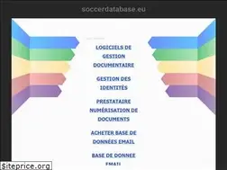 Sites similar to soccerdatabase.eu