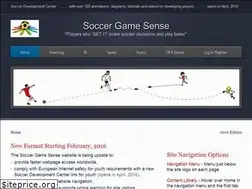 Sites similar to soccergamesense.com