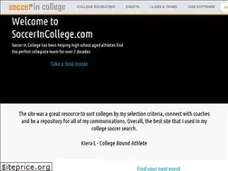 Sites similar to soccerincollege.com