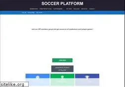 Sites similar to soccerplatform.me