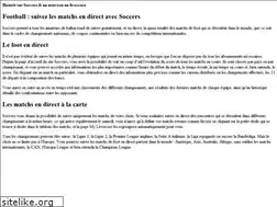 Sites similar to soccers.fr