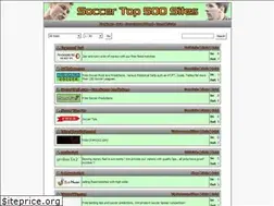 Sites similar to soccertop500.com