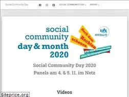 Sites similar to social-community-day.de