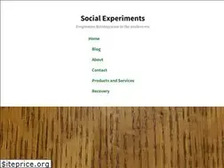 Sites similar to social-experiments.com
