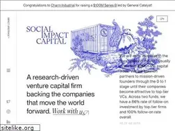 Sites similar to social-impact-capital.com