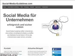 Sites similar to social-media-guidelines.com