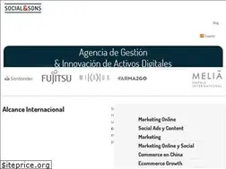 Sites similar to socialandsons.com