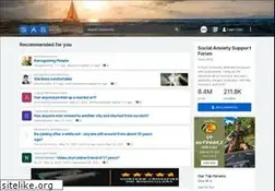 Sites similar to socialanxietysupport.com