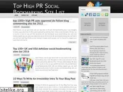 Sites similar to socialbookmarkingsitelistuk.blogspot.com