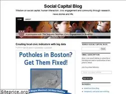 Sites similar to socialcapital.wordpress.com