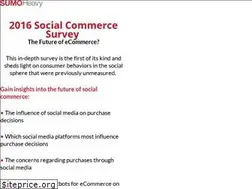 Sites similar to socialcommercesurvey.com