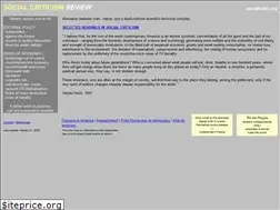 Sites similar to socialcritic.org