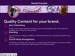 Sites similar to socialcurrant.co