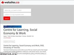 Sites similar to socialeconomycentre.ca