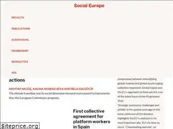 Sites similar to socialeurope.eu