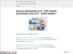 Sites similar to socialexchangesite.wordpress.com