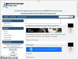 Sites similar to socialexchangetop.altervista.org