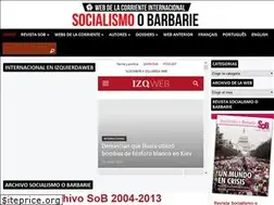 Sites similar to socialismo-o-barbarie.org