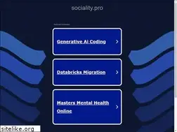 Sites similar to sociality.pro