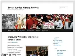 Sites similar to socialjusticehistory.org
