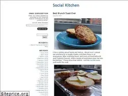 Sites similar to socialkitchenblog.com
