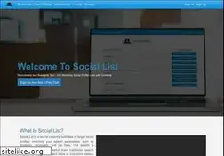 Sites similar to sociallist.io