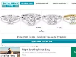 Sites similar to socialmediafonts.com