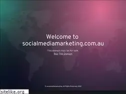 Sites similar to socialmediamarketing.com.au