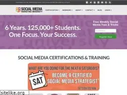 Sites similar to socialmediamarketinguniversity.com