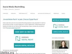 Sites similar to socialmediarecht.de