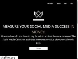 Sites similar to socialmediavalue.io