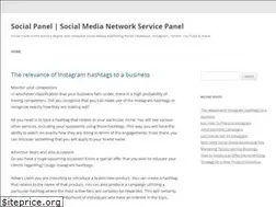 Sites similar to socialnetworkpanel.com