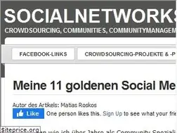 Sites similar to socialnetworkstrategien.de