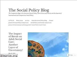 Sites similar to socialpolicyblog.com