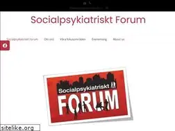 Sites similar to socialpsykiatrisktforum.nu