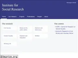 Sites similar to socialresearch.no